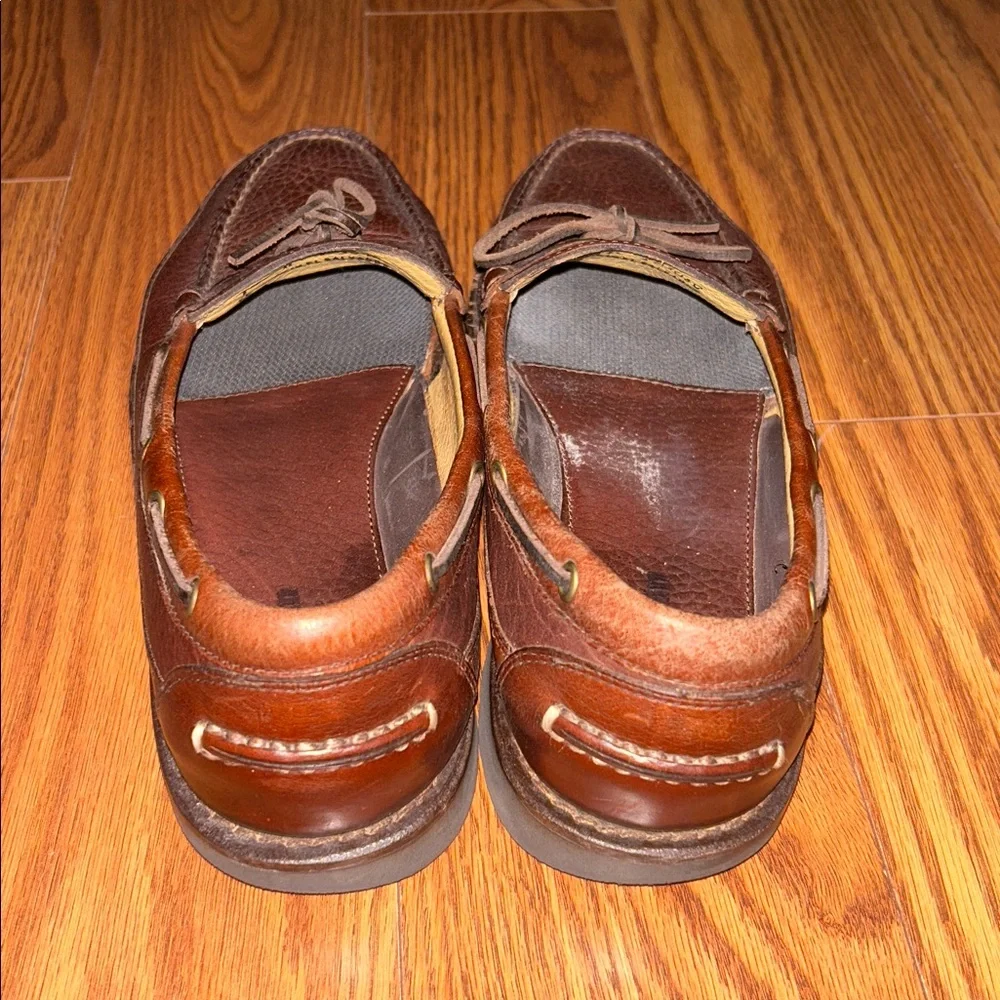 LL Bean Men's Allagash Handsewn Mocs, One-Eye Dark Earth‎ Color Size 9.5 D